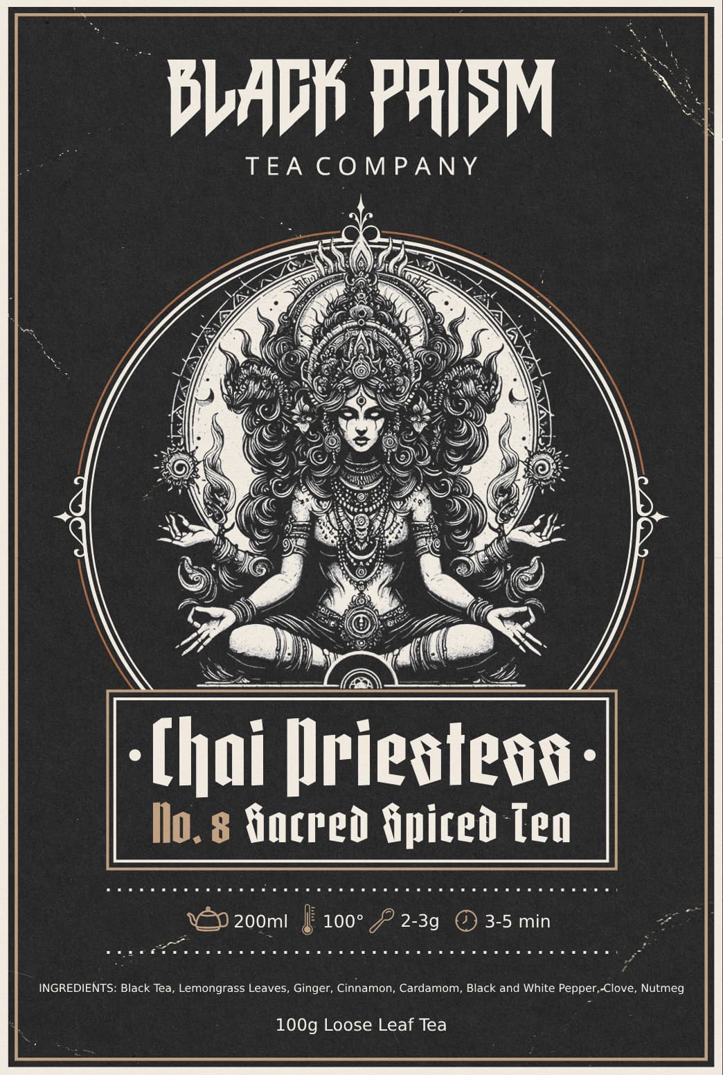 Chai Priestess packaging