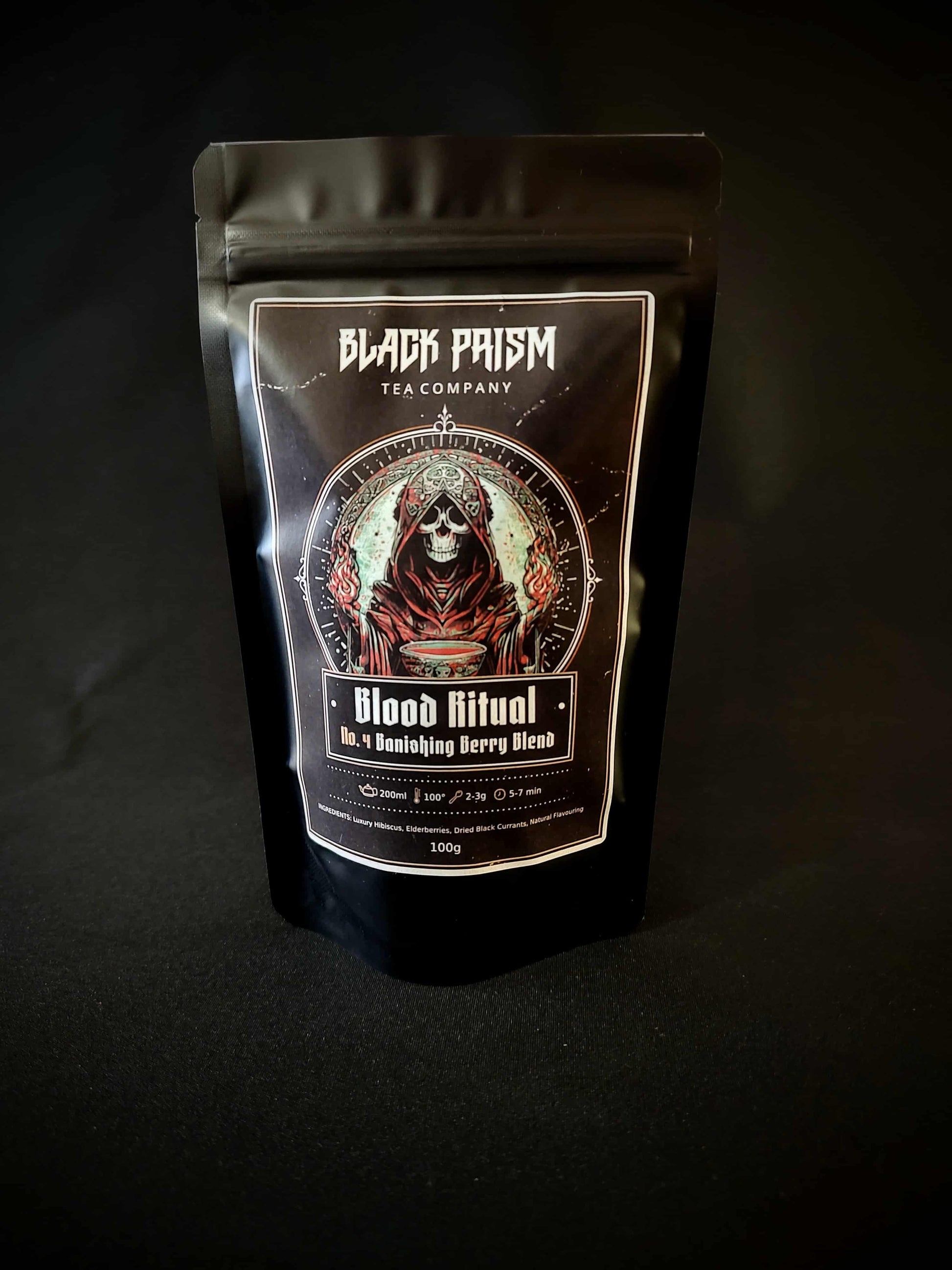 Blood Ritual – Banishing Berry Tea Blend – Black Prism Tea Company