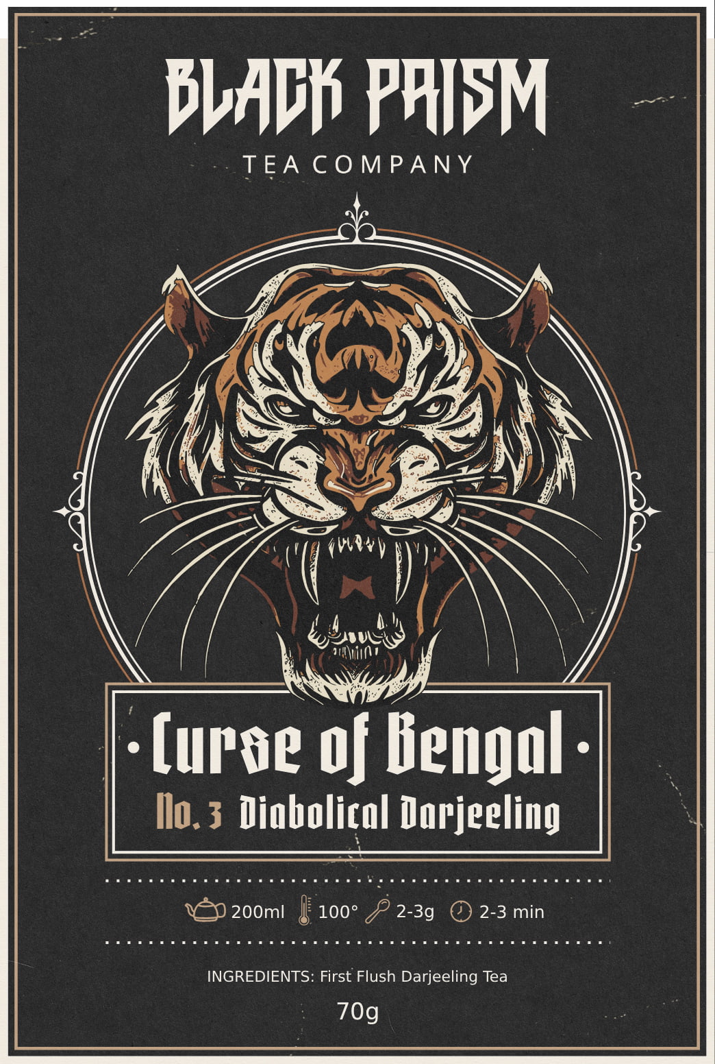 Curse of Bengal Darjeeling Tea package
