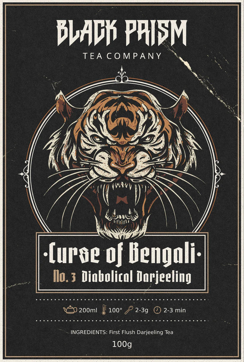 Curse of Bengali packaging label