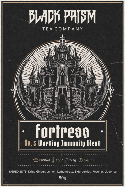 Fortress tea label