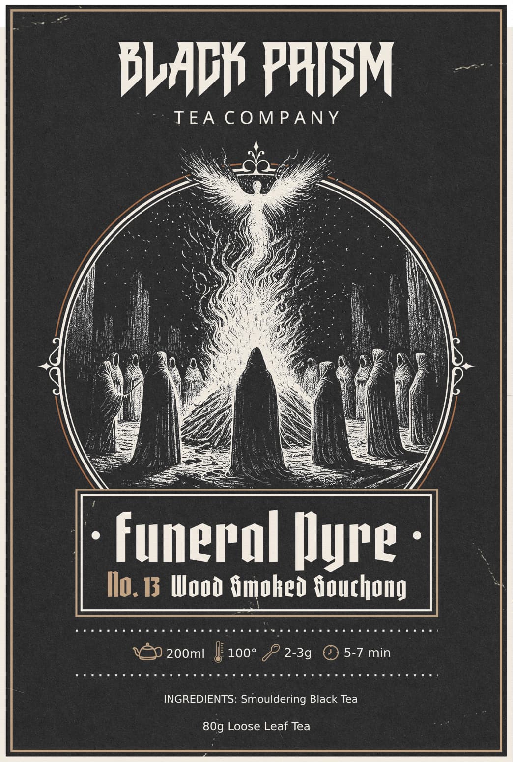Funeral Pyre Tea Label