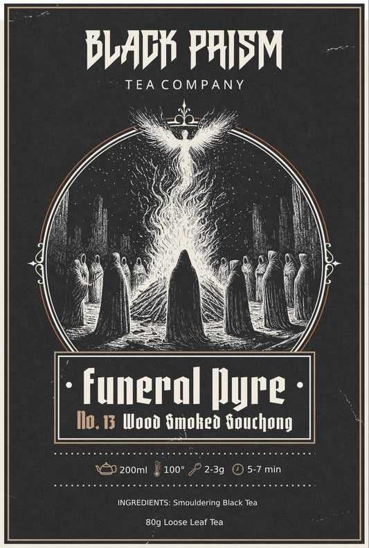 Funeral Pyre Tea Label