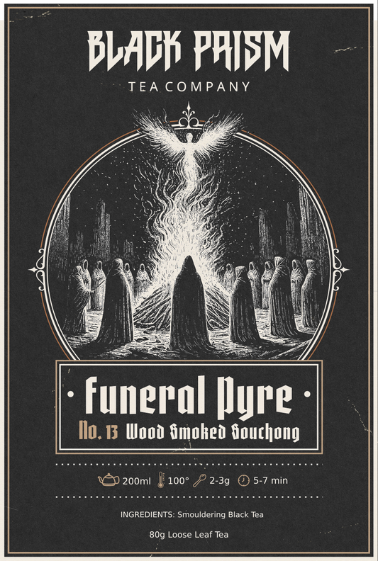 Funeral Pyre tea label