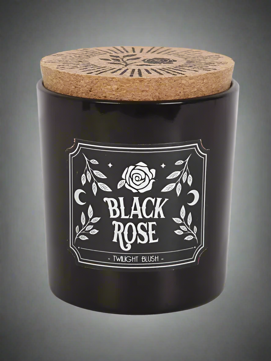 Black Rose gothic scented candle